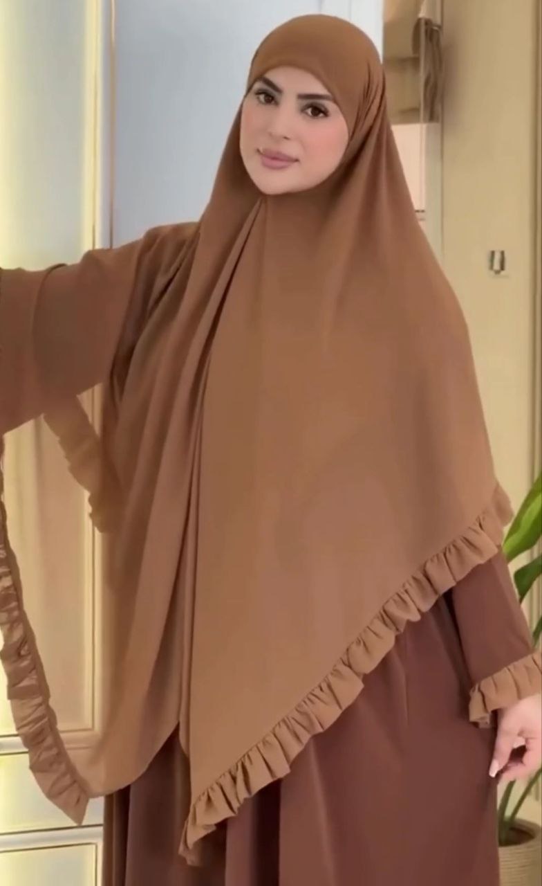 حجاب قطعتين (حجاب + خمار)