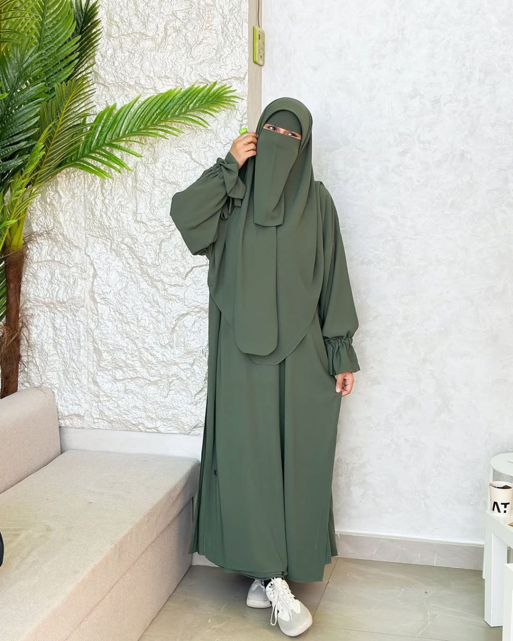 حجاب شرعي + نقاب مجاني