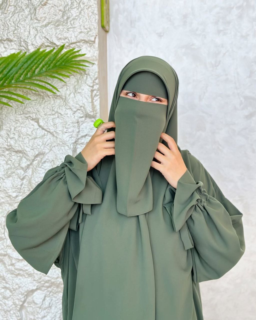 حجاب شرعي + نقاب مجاني